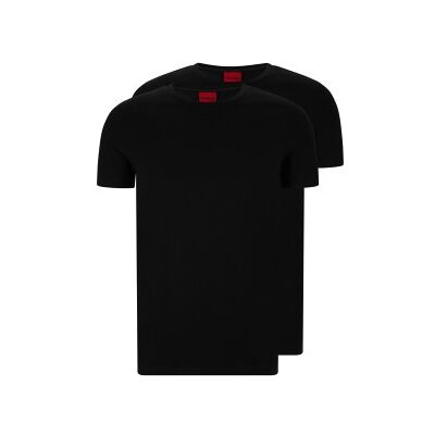 HUGO für Herren. 50325440 2er-Pack schwarze runde T-Shirts (XXL), Lässig, Baumwolle, Kurzarm, Nachhaltig HUGO für Herren. 50325440 2er-Pack schwarze runde T-Shirts (XXL), Lässig, Baumwolle, Kurzarm, Nachhaltig