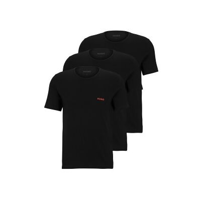 HUGO für Herren. 50493972 Pack 3 Baumwollwesten schwarz (M), Lässig, Heimtextilien, Baumwolle, Kurzarm HUGO für Herren. 50493972 Pack 3 Baumwollwesten schwarz (M), Lässig, Heimtextilien, Baumwolle, Kurzarm