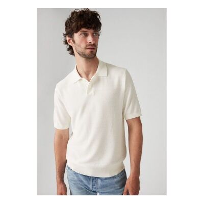 Levi's für Herren. A7294-0010 Polo-Pullover Strick weiß (M), Lässig, Baumwolle, Kurzarm Levi's für Herren. A7294-0010 Polo-Pullover Strick weiß (M), Lässig, Baumwolle, Kurzarm