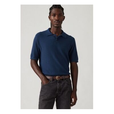 Levi's für Herren. A7294-0012 Polo-Pullover Strick navy (XL), Lässig, Baumwolle, Kurzarm, Marine Levi's für Herren. A7294-0012 Polo-Pullover Strick navy (XL), Lässig, Baumwolle, Kurzarm, Marine
