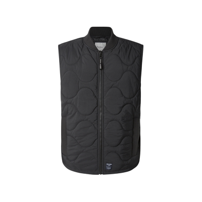 Pepe Jeans für Herren. PM403069 Manu Weste schwarz (L), Lässig, Polyester Pepe Jeans für Herren. PM403069 Manu Weste schwarz (L), Lässig, Polyester