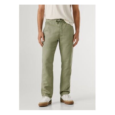 Pepe Jeans für Herren. PM2100080 Pull On Comfort Chino Leinenhosen grün (32), Lässig, Baumwolle Pepe Jeans für Herren. PM2100080 Pull On Comfort Chino Leinenhosen grün (32), Lässig, Baumwolle