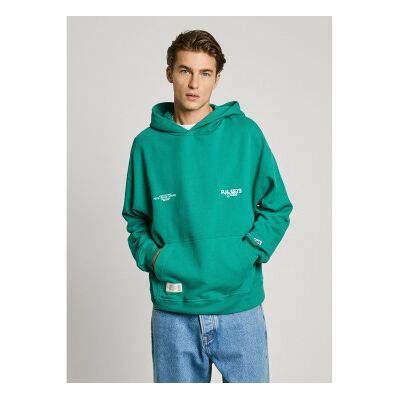 Pepe Jeans für Herren. PM582846 Colville Sweatshirt grün (L), Lässig, Baumwolle, Nachhaltig Pepe Jeans für Herren. PM582846 Colville Sweatshirt grün (L), Lässig, Baumwolle, Nachhaltig