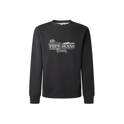 Pepe Jeans für Herren. PM5800066 Sweatshirt Gus schwarz (M), Lässig, Baumwolle Pepe Jeans für Herren. PM5800066 Sweatshirt Gus schwarz (M), Lässig, Baumwolle