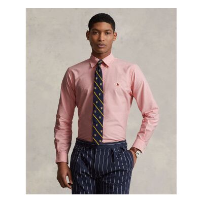 Polo Ralph Lauren für Herren. 710792041003 Custom Fit Oxford-Hemd rosa (L), Lässig, Party, Baumwolle, Klassisch, Langarm Polo Ralph Lauren für Herren. 710792041003 Custom Fit Oxford-Hemd rosa (L), Lässig, Party, Baumwolle, Klassisch, Langarm