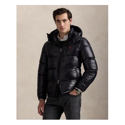 Polo Ralph Lauren für Herren. 710968281001 Gorham glänzende Daunenjacke in Dunkelmarine (XL), Lässig, Nachhaltig, Recyceltes Nylon Polo Ralph Lauren für Herren. 710968281001 Gorham glänzende Daunenjacke in Dunkelmarine (XL), Lässig, Nachhaltig, Recyceltes Nylon