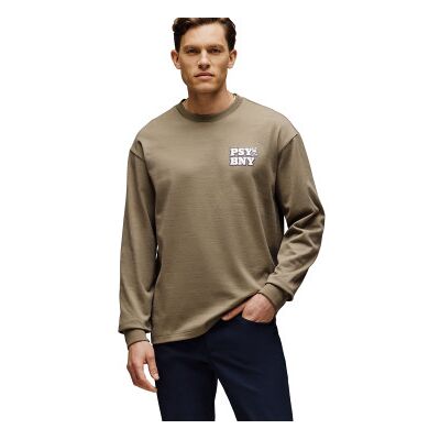 Psycho Bunny für Herren. MT0200108 Sweatshirt Bny braun (M), Lässig, Baumwolle Psycho Bunny für Herren. MT0200108 Sweatshirt Bny braun (M), Lässig, Baumwolle