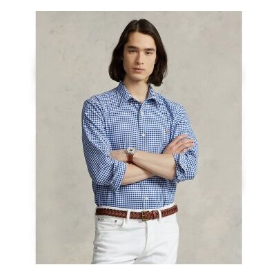 Polo Ralph Lauren für Herren. 710792041005 Custom Fit Oxford Hemd blau (S), Lässig, Party, Baumwolle, Langarm Polo Ralph Lauren für Herren. 710792041005 Custom Fit Oxford Hemd blau (S), Lässig, Party, Baumwolle, Langarm