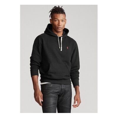 Polo Ralph Lauren für Herren. 710766778008 Schwarzes Fleece-Sweatshirt mit Kapuze (S), Lässig, Baumwolle, Langarm Polo Ralph Lauren für Herren. 710766778008 Schwarzes Fleece-Sweatshirt mit Kapuze (S), Lässig, Baumwolle, Langarm