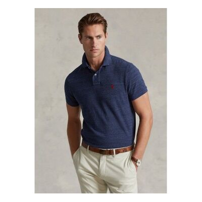 Polo Ralph Lauren für Herren. 710666998005 Custom Slim Fit Polo blau (S), Lässig, Baumwolle, Kurzarm, Marine Polo Ralph Lauren für Herren. 710666998005 Custom Slim Fit Polo blau (S), Lässig, Baumwolle, Kurzarm, Marine