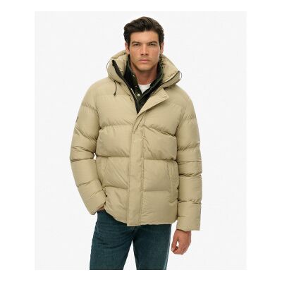 Superdry für Herren. M5012285A Fünf beigefarbene Mäntel (XXL), Lässig, Polyester Superdry für Herren. M5012285A Fünf beigefarbene Mäntel (XXL), Lässig, Polyester