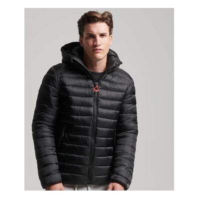 Superdry für Herren. M5011821A Fuji Sport Steppjacke schwarz (M), Lässig, Recyceltes Nylon Superdry für Herren. M5011821A Fuji Sport Steppjacke schwarz (M), Lässig, Recyceltes Nylon