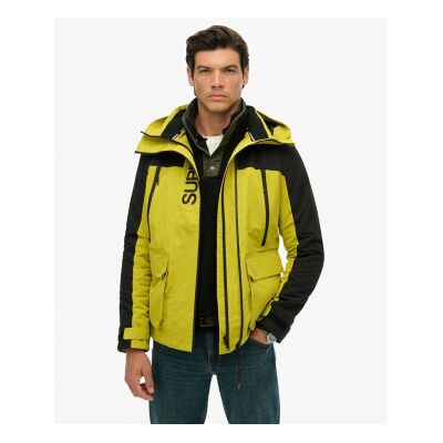 Superdry für Herren. M5012240A Farbe Windbreaker Jacke gelb (L), Lässig, Polyester Superdry für Herren. M5012240A Farbe Windbreaker Jacke gelb (L), Lässig, Polyester