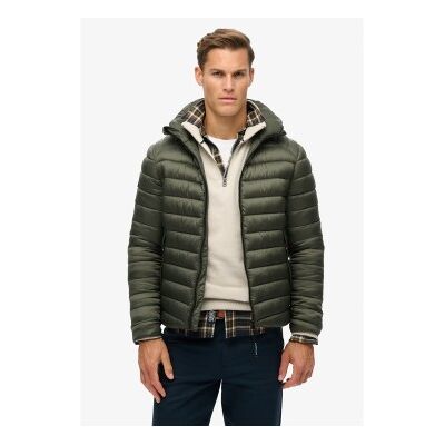 Superdry für Herren. M5011906A Fuji Sport Steppjacke mit Kapuze grün (M), Lässig, Nachhaltig, Recyceltes Nylon Superdry für Herren. M5011906A Fuji Sport Steppjacke mit Kapuze grün (M), Lässig, Nachhaltig, Recyceltes Nylon