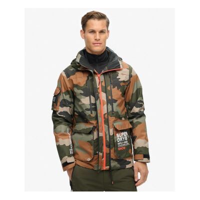 Superdry Herren Tarnfarben Skijacke - Skijacke Superdry Herren Tarnfarben Skijacke - Skijacke