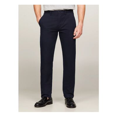 Tommy Hilfiger für Herren. MW0MW28884 Denton 1985 Kollektion marineblaue Chino-Hose (38/36), Lässig, Bio-Baumwolle, Nachhaltig Tommy Hilfiger für Herren. MW0MW28884 Denton 1985 Kollektion marineblaue Chino-Hose (38/36), Lässig, Bio-Baumwolle, Nachhaltig