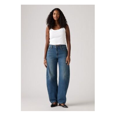 Levi's für Damen. 0039A-0001 Baggy Dad Barrel Jeans blau (28/32), Lässig, Baumwolle, Denim Levi's für Damen. 0039A-0001 Baggy Dad Barrel Jeans blau (28/32), Lässig, Baumwolle, Denim