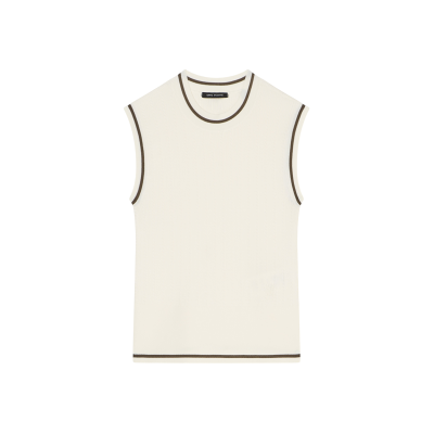A X Armani Exchange für Damen. XW002243AF10352U1003 Top Perfektes Weiß (S), Lässig, Polyester, Ärmellos / Hosenträger A X Armani Exchange für Damen. XW002243AF10352U1003 Top Perfektes Weiß (S), Lässig, Polyester, Ärmellos / Hosenträger