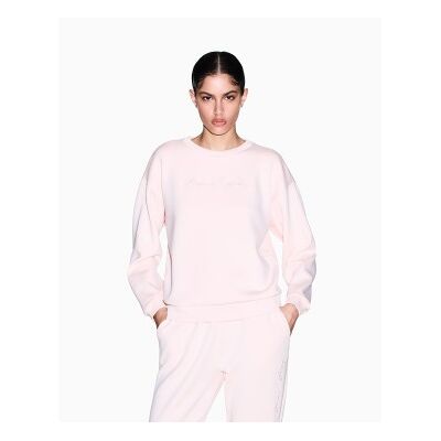 A X Armani Exchange für Damen. XW000835AF13397U4104 Lässiges rosa Premium-Sweatshirt (M), Viskose, Langarm A X Armani Exchange für Damen. XW000835AF13397U4104 Lässiges rosa Premium-Sweatshirt (M), Viskose, Langarm
