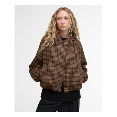 Barbour für Damen. LSP0256 Audrey Showerproof Jacke braun (S), Lässig, Polyester Barbour für Damen. LSP0256 Audrey Showerproof Jacke braun (S), Lässig, Polyester