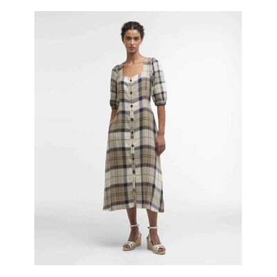 Barbour für Damen. LDR1014 Braunes Ballina Midikleid (S), Lässig, 3/4 Ärmel, Lyocell Barbour für Damen. LDR1014 Braunes Ballina Midikleid (S), Lässig, 3/4 Ärmel, Lyocell