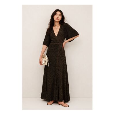 BA&SH; für Damen. 1E26WEEN Weena Midikleid braun (34), Lässig, Viskose, Kurzarm BA&SH; für Damen. 1E26WEEN Weena Midikleid braun (34), Lässig, Viskose, Kurzarm