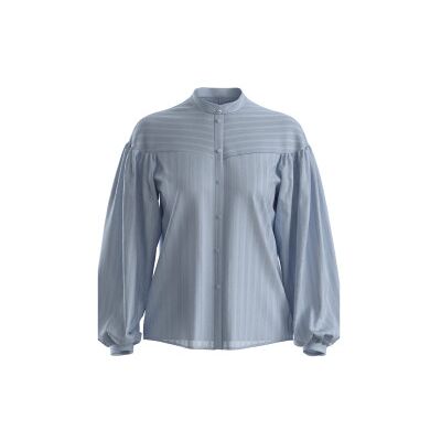 Boss für Damen. 50553899 Bluse Bilmant blau (38), Lässig, Polyester, Langarm Boss für Damen. 50553899 Bluse Bilmant blau (38), Lässig, Polyester, Langarm