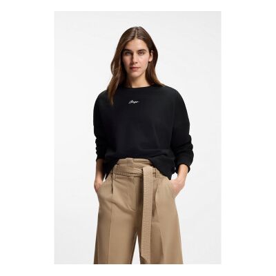 Boss für Damen. 50554711 Sweatshirt Ever schwarz (XL), Lässig, Baumwolle Boss für Damen. 50554711 Sweatshirt Ever schwarz (XL), Lässig, Baumwolle