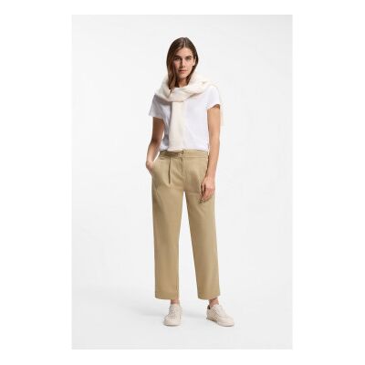 Boss für Damen. 50556593 Taquina beige Hose (36), Lässig, Baumwolle Boss für Damen. 50556593 Taquina beige Hose (36), Lässig, Baumwolle