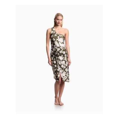 Giorgio Armani Emporio Armani für Damen. EW003396_AF20248 Grüner glänzender Rock (M), Lässig, Strandbekleidung, Polyamid Giorgio Armani Emporio Armani für Damen. EW003396_AF20248 Grüner glänzender Rock (M), Lässig, Strandbekleidung, Polyamid
