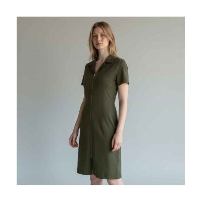 G-Star für Damen. D28665-E406-995 Soft Sculpt Fit Flare Kleid grün (34/32), Lässig, Viskose, Kurzarm G-Star für Damen. D28665-E406-995 Soft Sculpt Fit Flare Kleid grün (34/32), Lässig, Viskose, Kurzarm