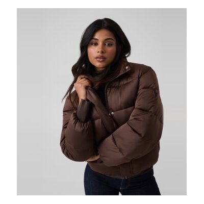 Guess für Damen. W6BL55W4194 Kurze Steppjacke Marika cozy dunkelbraun (M), Lässig, Polyester Guess für Damen. W6BL55W4194 Kurze Steppjacke Marika cozy dunkelbraun (M), Lässig, Polyester