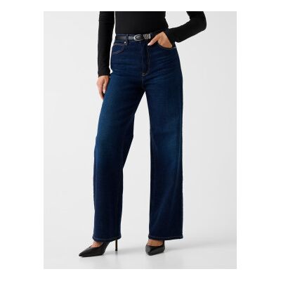 Guess für Damen. W6RA1AD6881 Blaue Jeans mit weitem Bein (27), Lässig, Baumwolle, Denim Guess für Damen. W6RA1AD6881 Blaue Jeans mit weitem Bein (27), Lässig, Baumwolle, Denim