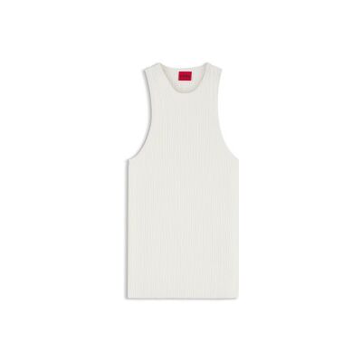 HUGO für Damen. 50539890 Sarepla T-Shirt beige (XS), Weiß, Lässig, Baumwolle, Ärmellos / Hosenträger HUGO für Damen. 50539890 Sarepla T-Shirt beige (XS), Weiß, Lässig, Baumwolle, Ärmellos / Hosenträger