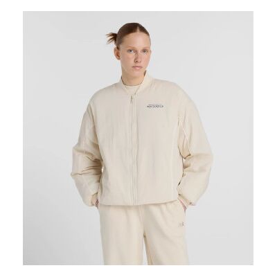New Balance für Damen. WJ53500 Gewebte Bomberjacke neu erfunden beige (L), Lässig, Nylon New Balance für Damen. WJ53500 Gewebte Bomberjacke neu erfunden beige (L), Lässig, Nylon