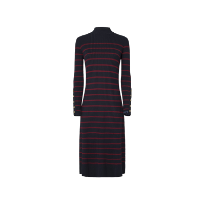 Pepe Jeans für Damen. PL953587 Kleid Harlem navy (M), Lässig, Langarm, Marine Pepe Jeans für Damen. PL953587 Kleid Harlem navy (M), Lässig, Langarm, Marine