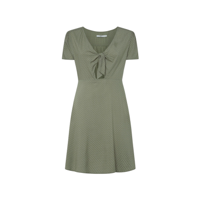 Pepe Jeans für Damen. PL953568 Nani Kleid grün (XS), Lässig, Viskose, Kurzarm, Nachhaltig Pepe Jeans für Damen. PL953568 Nani Kleid grün (XS), Lässig, Viskose, Kurzarm, Nachhaltig