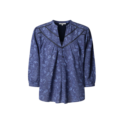 Pepe Jeans für Damen. PL3051388 Brigitte blaues Hemd (M), Lässig, Viskose, 3/4 Ärmel Pepe Jeans für Damen. PL3051388 Brigitte blaues Hemd (M), Lässig, Viskose, 3/4 Ärmel