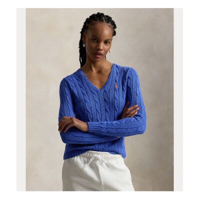 Polo Ralph Lauren für Damen. 211971870504 Baumwollpullover aus blauem Achter-Strickjersey (XL), Lässig, Baumwolle Polo Ralph Lauren für Damen. 211971870504 Baumwollpullover aus blauem Achter-Strickjersey (XL), Lässig, Baumwolle