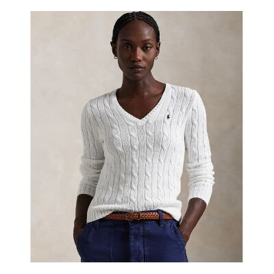 Polo Ralph Lauren für Damen. 211971870003 Baumwolltrikot in weißem Ecru-Strickjersey (XS), Lässig, Baumwolle Polo Ralph Lauren für Damen. 211971870003 Baumwolltrikot in weißem Ecru-Strickjersey (XS), Lässig, Baumwolle