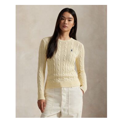 Polo Ralph Lauren für Damen. 211971869015 Julianna Pullover gelb (XS), Lässig, Baumwolle Polo Ralph Lauren für Damen. 211971869015 Julianna Pullover gelb (XS), Lässig, Baumwolle