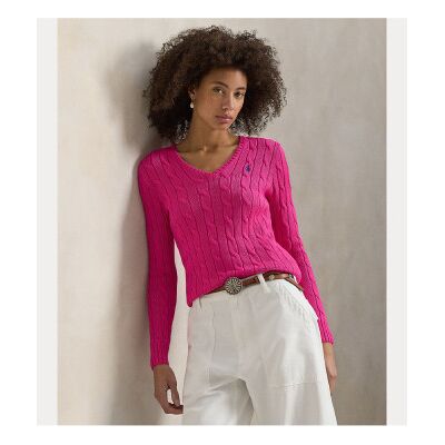 Polo Ralph Lauren für Damen. 211971870509 Rosa Baumwolljersey in Achterform (L), Lässig, Baumwolle Polo Ralph Lauren für Damen. 211971870509 Rosa Baumwolljersey in Achterform (L), Lässig, Baumwolle