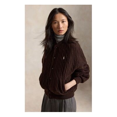 Polo Ralph Lauren für Damen. 211B30888002 Braune Jacke aus Wolle und Kaschmir (XL), Lässig Polo Ralph Lauren für Damen. 211B30888002 Braune Jacke aus Wolle und Kaschmir (XL), Lässig