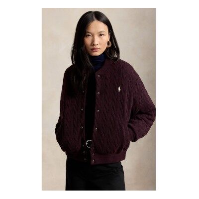 Polo Ralph Lauren für Damen. 211B30888003 Jacke aus Wolle und Kaschmir in Granatrot (XXL), Lässig, Kastanienbraun Polo Ralph Lauren für Damen. 211B30888003 Jacke aus Wolle und Kaschmir in Granatrot (XXL), Lässig, Kastanienbraun