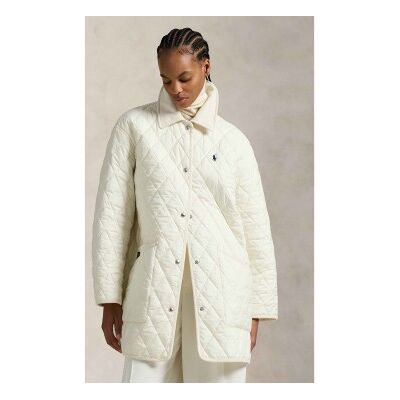Polo Ralph Lauren für Damen. 211971180001 Off-white Steppjacke (L), Weiß, Lässig, Recyceltes Polyester Polo Ralph Lauren für Damen. 211971180001 Off-white Steppjacke (L), Weiß, Lässig, Recyceltes Polyester