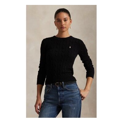 Polo Ralph Lauren für Damen. 211971869006 Schwarzer Baumwolljersey (S), Lässig, Baumwolle Polo Ralph Lauren für Damen. 211971869006 Schwarzer Baumwolljersey (S), Lässig, Baumwolle