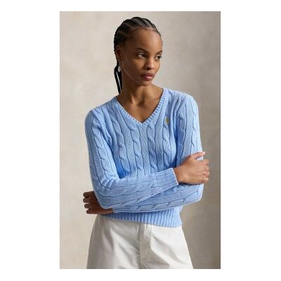 Polo Ralph Lauren für Damen. 211971870514 Baumwollpullover aus blauem Achter-Strickjersey (XS), Lässig, Baumwolle Polo Ralph Lauren für Damen. 211971870514 Baumwollpullover aus blauem Achter-Strickjersey (XS), Lässig, Baumwolle