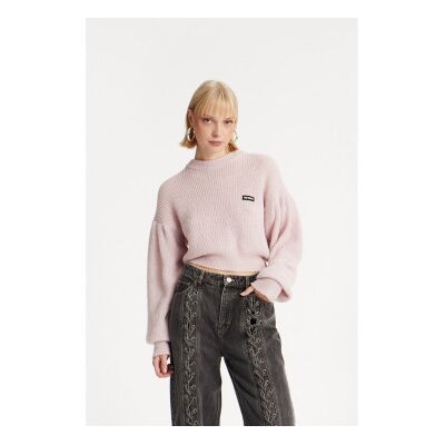 Rotate für Damen. 114278191 Adley Pullover beige (S), Lässig, Polyamid, Langarm Rotate für Damen. 114278191 Adley Pullover beige (S), Lässig, Polyamid, Langarm