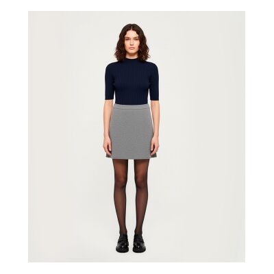 Weekend Max Mara für Damen. 2525776032600 Rock Calia grau (S), Lässig, Wolle Weekend Max Mara für Damen. 2525776032600 Rock Calia grau (S), Lässig, Wolle