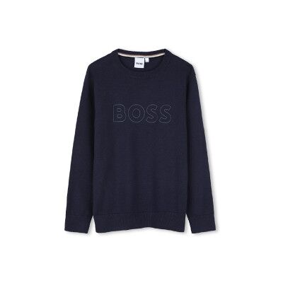Boss für Jungen. J52338 Pullover der Marke navy (16Y= 174cm), Lässig, Baumwolle, Marine, Kinderbekleidung Boss für Jungen. J52338 Pullover der Marke navy (16Y= 174cm), Lässig, Baumwolle, Marine, Kinderbekleidung